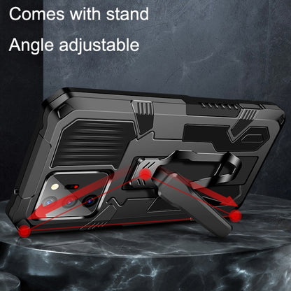 For Samsung Galaxy Note 20 Ultra Machine Armor Warrior Shockproof PC + TPU Protective Case(Army Green) by buy2fix