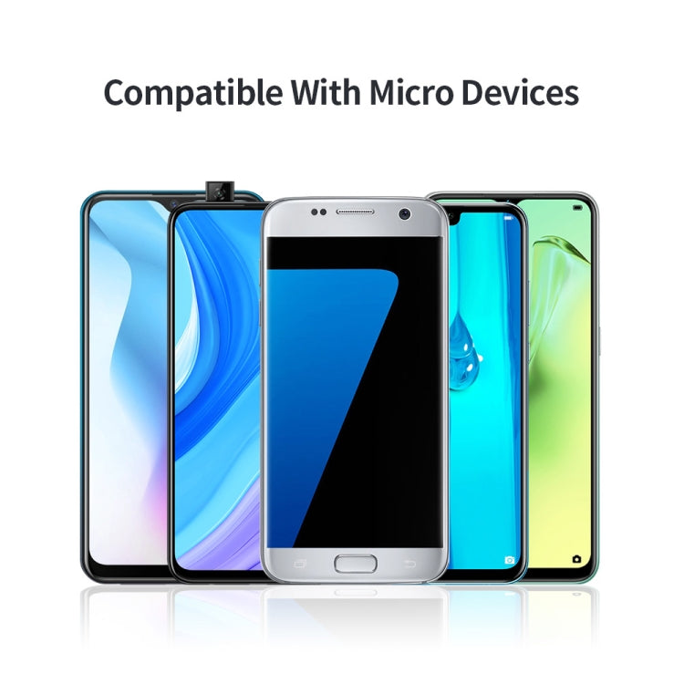 FXCM-WY0G 2.4A USB to Micro USB 180 Degree Rotating Elbow Charging Cable, Length:1.2m(Grey) by buy2fix