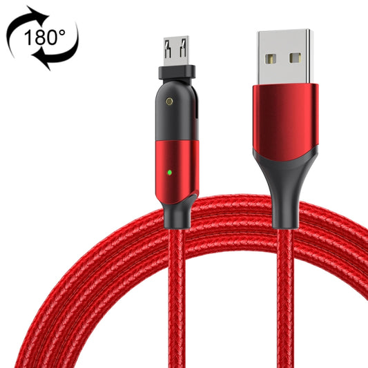 FXCM-WY09 2.4A USB to Micro USB 180 Degree Rotating Elbow Charging Cable, Length:1.2m(Red) by buy2fix