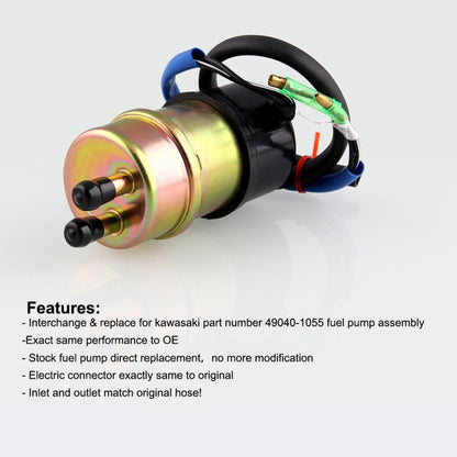 12V Electric Fuel Pump 49040-1055 for Kawasaki - Engine Fittings by buy2fix | Online Shopping UK | buy2fix