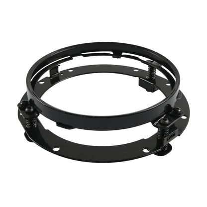 Motorcycle 7 inch Round Headlight Ring Mounting Bracket for Harley Davidson (Black) - Holder by buy2fix | Online Shopping UK | buy2fix