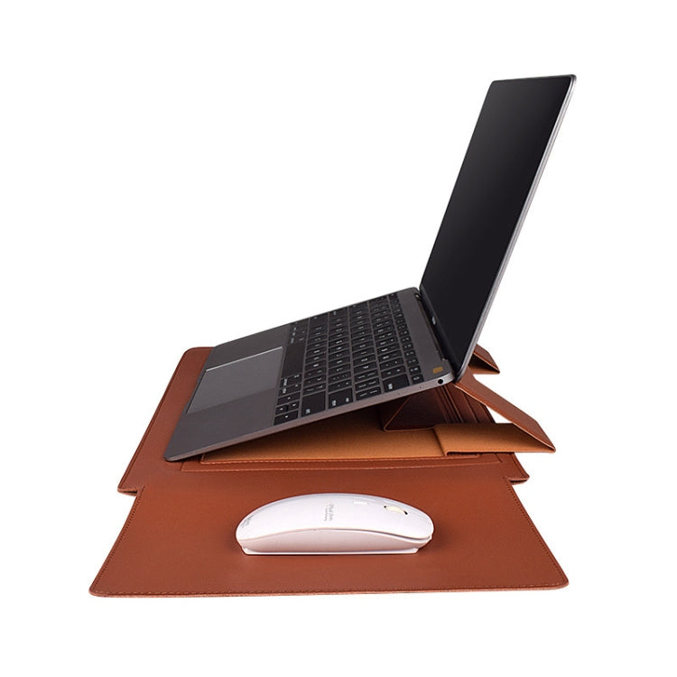 PU05 Sleeve Leather Case Carrying Bag for 13.3 inch Laptop(Yellow) by buy2fix