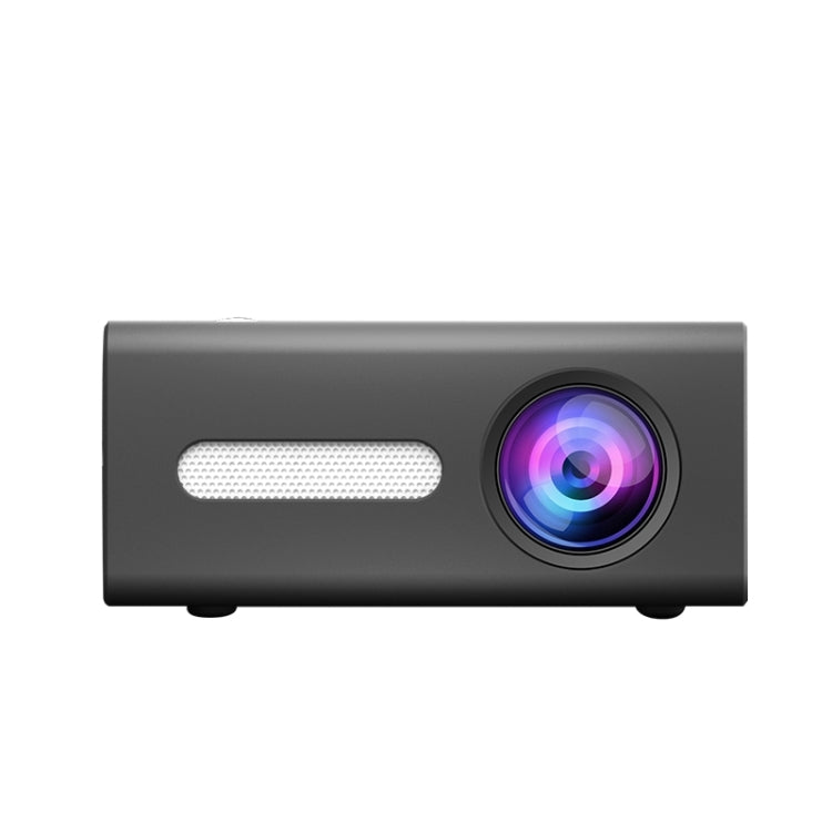 T300 25ANSI LED Portable Home Multimedia Game Projector, US Plug(Black) - LED Projector by buy2fix | Online Shopping UK | buy2fix