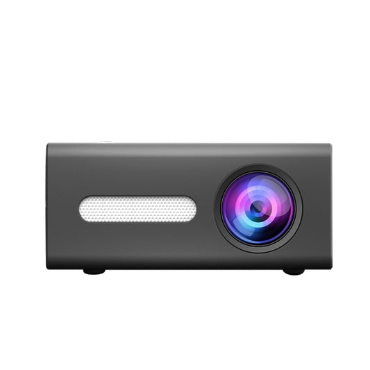 T300 25ANSI LED Portable Home Multimedia Game Projector, US Plug(Black) - LED Projector by buy2fix | Online Shopping UK | buy2fix