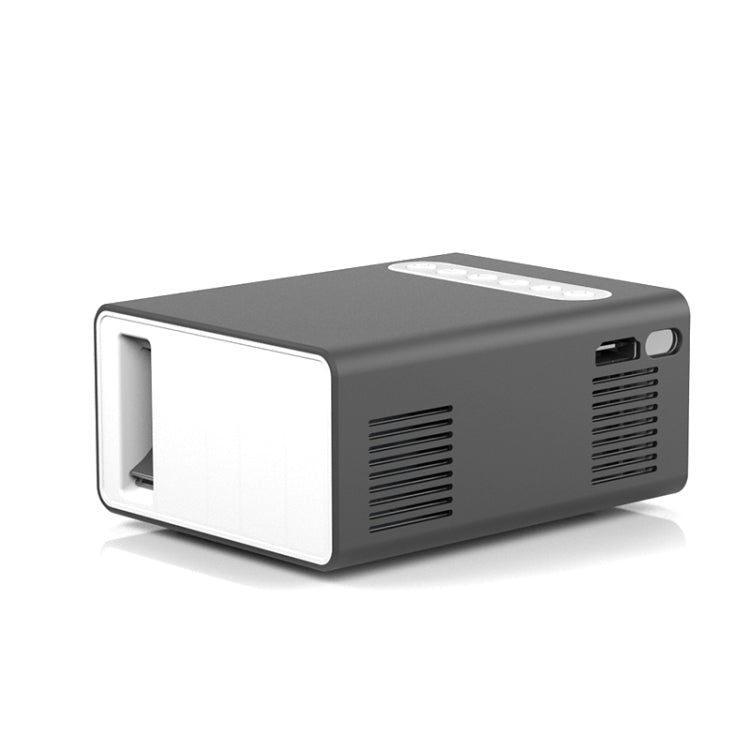 T300 25ANSI LED Portable Home Multimedia Game Projector, US Plug(Black) - LED Projector by buy2fix | Online Shopping UK | buy2fix