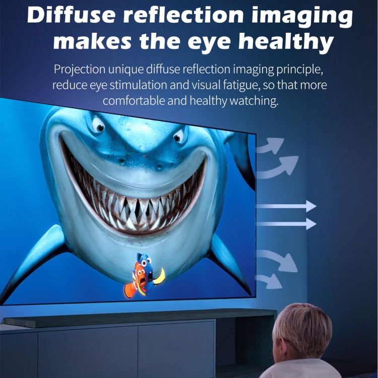 T300 25ANSI LED Portable Home Multimedia Game Projector, US Plug(Black) - LED Projector by buy2fix | Online Shopping UK | buy2fix