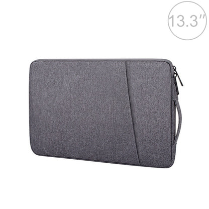 ND01D Felt Sleeve Protective Case Carrying Bag for 13.3 inch Laptop(Dark Grey) by buy2fix