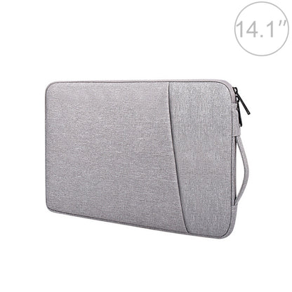 ND01D Felt Sleeve Protective Case Carrying Bag for 14.1 inch Laptop(Grey) by buy2fix