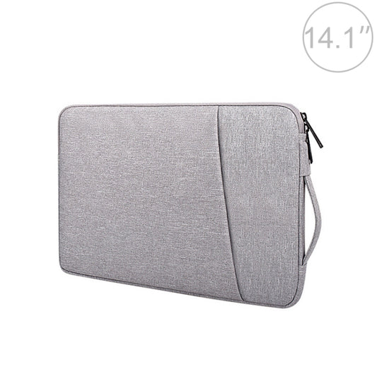 ND01D Felt Sleeve Protective Case Carrying Bag for 14.1 inch Laptop(Grey) by buy2fix