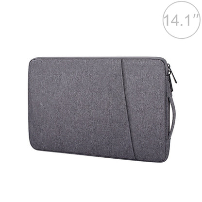 ND01D Felt Sleeve Protective Case Carrying Bag for 14.1 inch Laptop(Dark Grey) by buy2fix