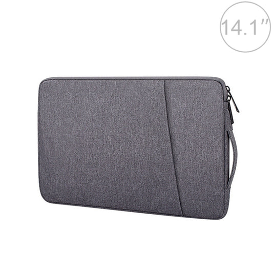 ND01D Felt Sleeve Protective Case Carrying Bag for 14.1 inch Laptop(Dark Grey) by buy2fix