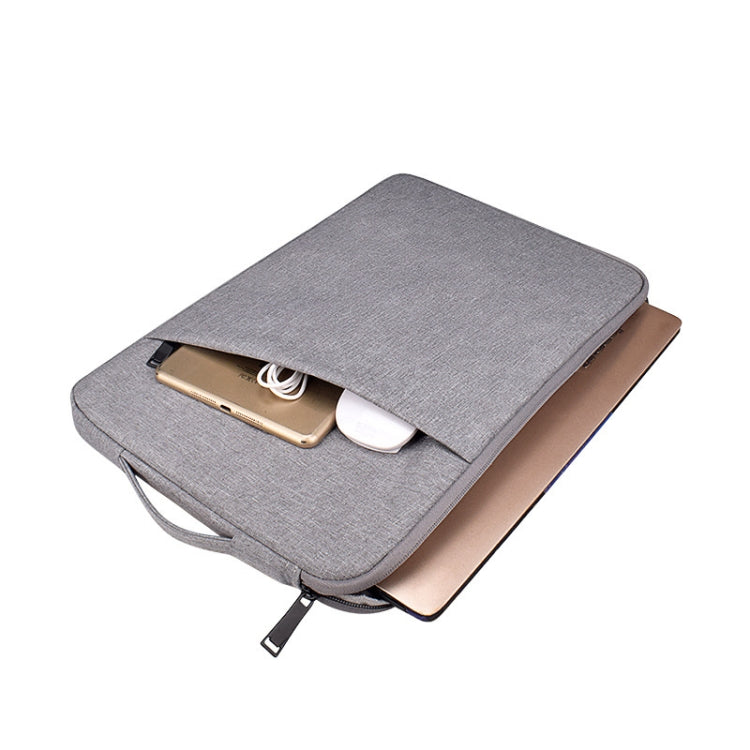 ND01D Felt Sleeve Protective Case Carrying Bag for 14.1 inch Laptop(Dark Grey) by buy2fix
