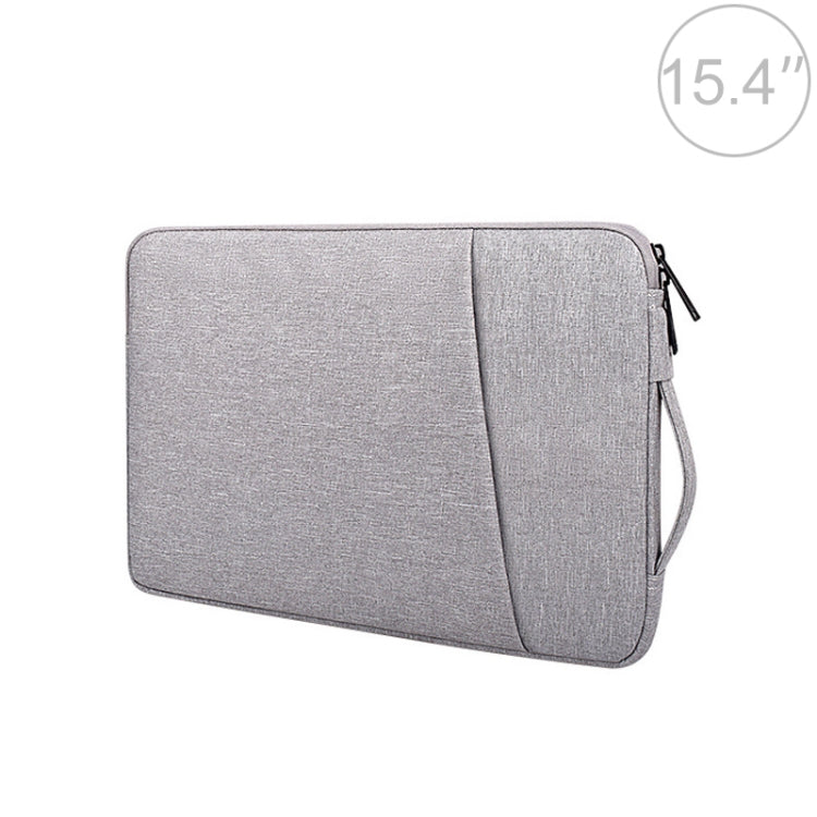 ND01D Felt Sleeve Protective Case Carrying Bag for 15.4 inch Laptop(Grey) by buy2fix