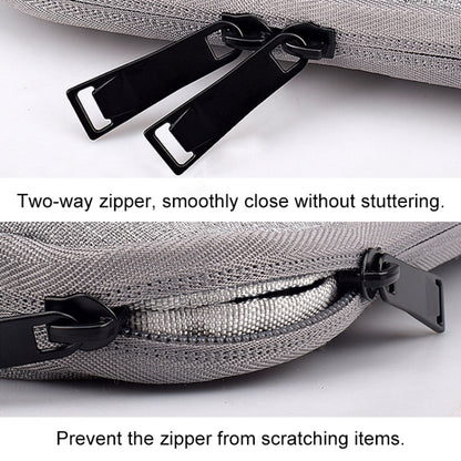 ND01D Felt Sleeve Protective Case Carrying Bag for 15.4 inch Laptop(Dark Grey) by buy2fix