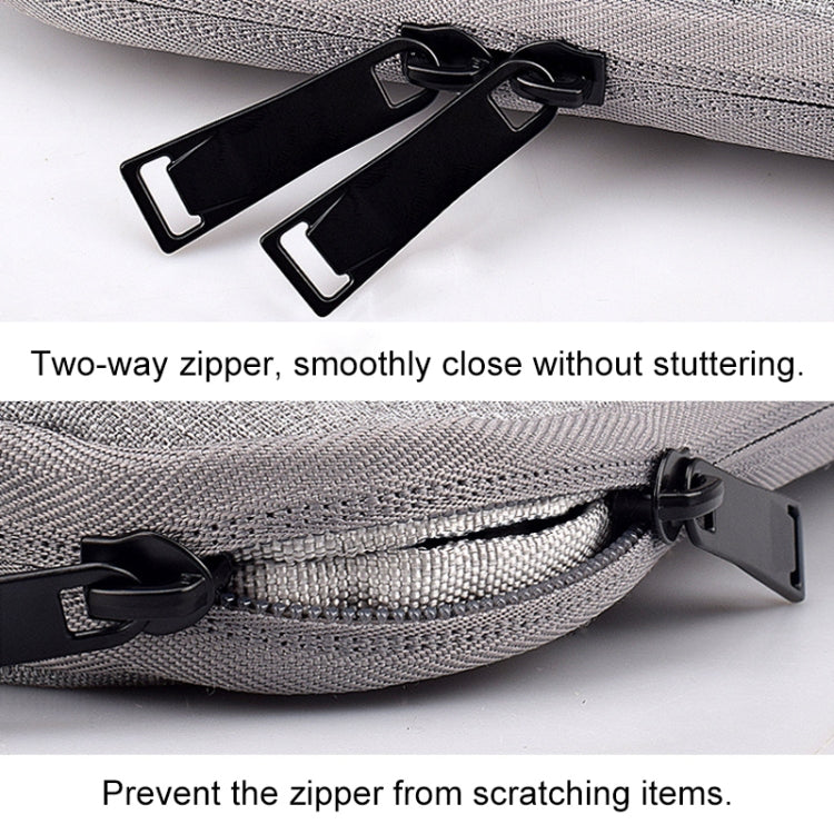 ND01D Felt Sleeve Protective Case Carrying Bag for 15.6 inch Laptop(Dark Grey) by buy2fix