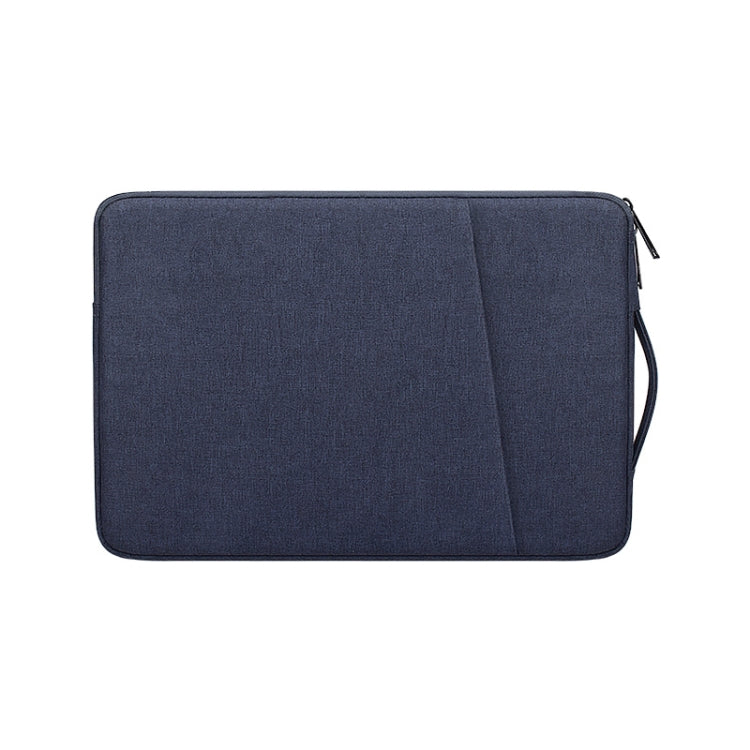 ND01D Felt Sleeve Protective Case Carrying Bag for 15.6 inch Laptop(Navy Blue) by buy2fix