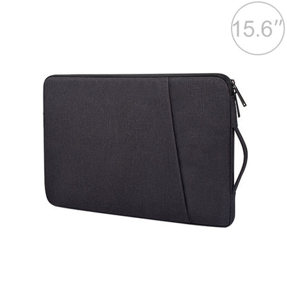 ND01D Felt Sleeve Protective Case Carrying Bag for 15.6 inch Laptop(Black) by buy2fix