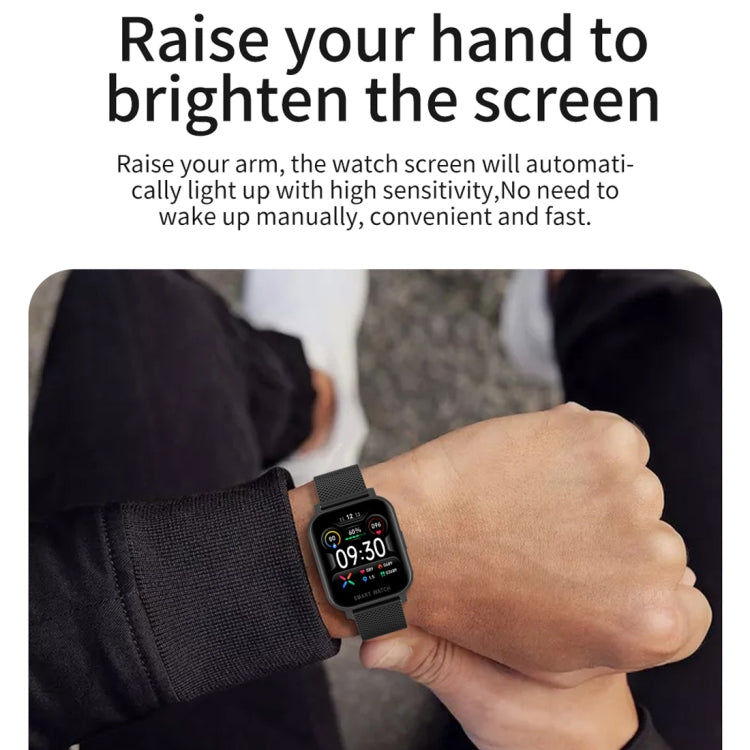 MT28 1.54 inch TFT Screen IP67 Waterproof Business Sport Silicone Strip Smart Watch, Support Sleep Monitor / Heart Rate Monitor / Blood Pressure Monitoring(Black) by buy2fix