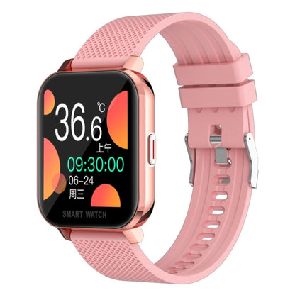 MT28 1.54 inch TFT Screen IP67 Waterproof Business Sport Silicone Strip Smart Watch, Support Sleep Monitor / Heart Rate Monitor / Blood Pressure Monitoring(Rose Gold) by buy2fix