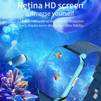 MT28 1.54 inch TFT Screen IP67 Waterproof Business Sport Silicone Strip Smart Watch, Support Sleep Monitor / Heart Rate Monitor / Blood Pressure Monitoring(Rose Gold) by buy2fix