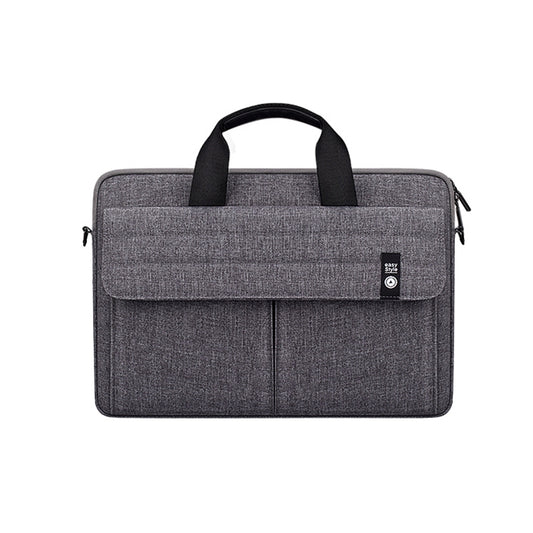 ST08 Handheld Briefcase Carrying Storage Bag without Shoulder Strap for 15.6 inch Laptop(Grey) by buy2fix