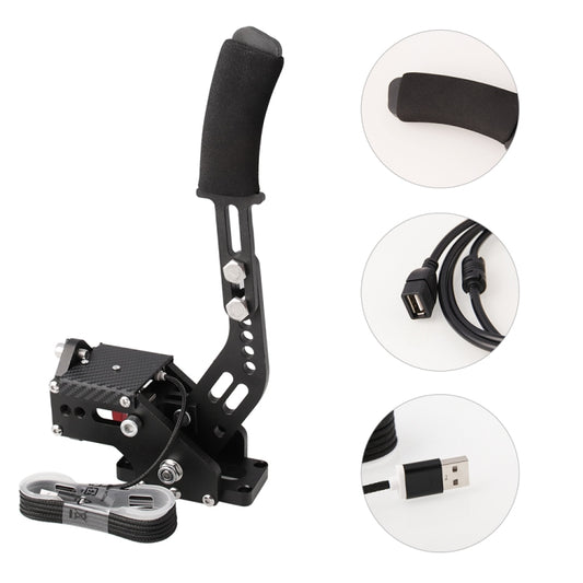 Universal USB Horizontal Drift Rally Racing Handbrake Lever Professional Gaming Peripherals for Racing Games G25/27/29 T500 - Brake System by buy2fix | Online Shopping UK | buy2fix