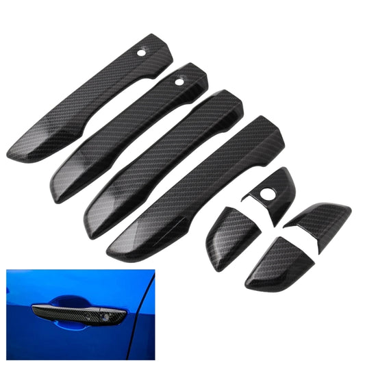 4 PCS Car Modified Carbon Door Handle Decoration for Honda Civic 2016-2020 - Door Handles by buy2fix | Online Shopping UK | buy2fix