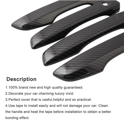4 PCS Car Modified Carbon Door Handle Decoration for Honda Civic 2016-2020 - Door Handles by buy2fix | Online Shopping UK | buy2fix
