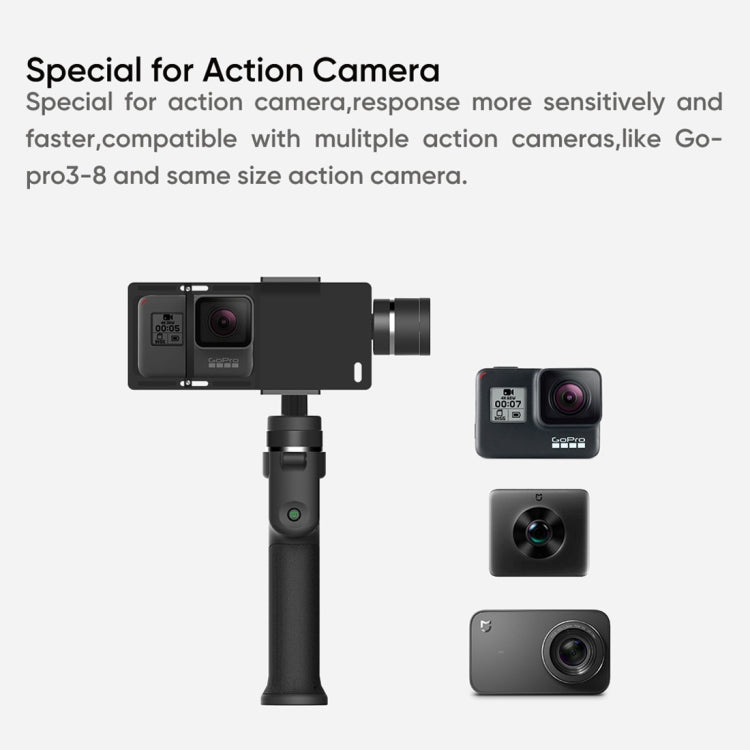 Funsnap Capture1 Outdoor Live Video Triaxial Handheld Gimbal Shooting Stabilizer(Black) - Handheld Gimbals by buy2fix | Online Shopping UK | buy2fix