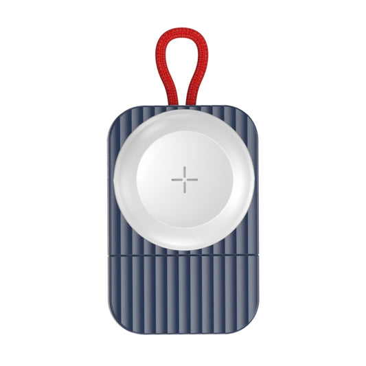 ROCK W26 Portable Magnetic Wireless Charger for Apple Watch Type-C Interface(Blue) - Charger / Holder by ROCK | Online Shopping UK | buy2fix