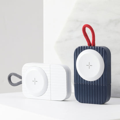 ROCK W26 Portable Magnetic Wireless Charger for Apple Watch Type-C Interface(Blue) - Charger / Holder by ROCK | Online Shopping UK | buy2fix