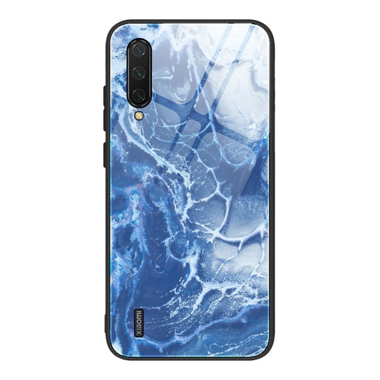 For Xiaomi Mi CC9 / A3 Lite Marble Pattern Glass Protective Case(DL03) - Xiaomi Cases by buy2fix | Online Shopping UK | buy2fix