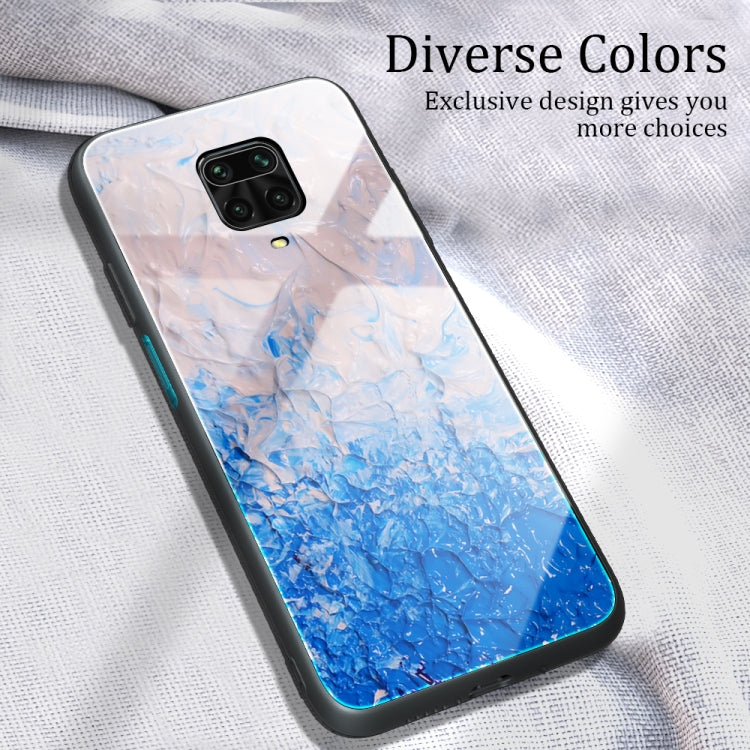 For Xiaomi Redmi Note 9S / Note 9 Pro Marble Pattern Glass Protective Case(DL07) - Xiaomi Cases by buy2fix | Online Shopping UK | buy2fix