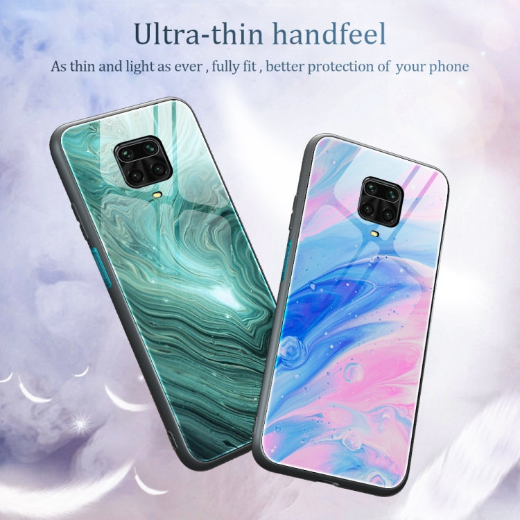 For Xiaomi Redmi Note 9S / Note 9 Pro Marble Pattern Glass Protective Case(DL07) - Xiaomi Cases by buy2fix | Online Shopping UK | buy2fix