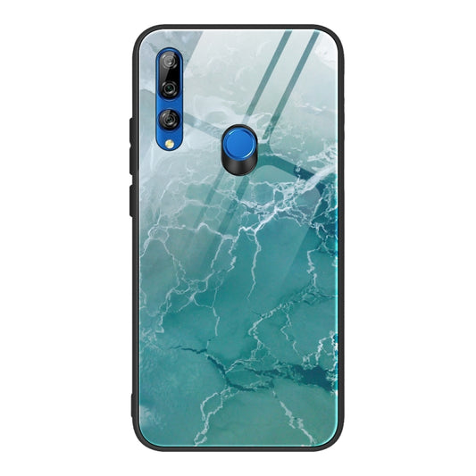 For Huawei Y9 Prime (2019) / P Smart Z Marble Pattern Glass Protective Case(DL04) - Huawei Cases by buy2fix | Online Shopping UK | buy2fix