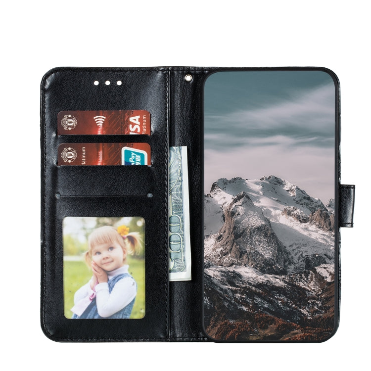 For Google Pixel 5 XL / Pixel 4a 5G Mandala Embossed Leather Phone Case (Black) - Google Cases by buy2fix | Online Shopping UK | buy2fix