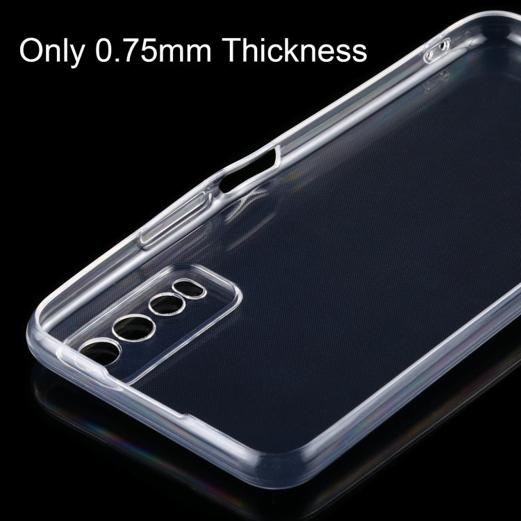 For Vivo Y20 0.75mm Ultra-thin Transparent TPU Soft Protective Case - vivo Cases by buy2fix | Online Shopping UK | buy2fix