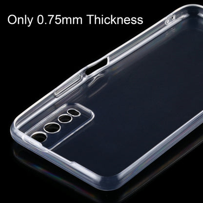 For Vivo Y20 0.75mm Ultra-thin Transparent TPU Soft Protective Case - vivo Cases by buy2fix | Online Shopping UK | buy2fix