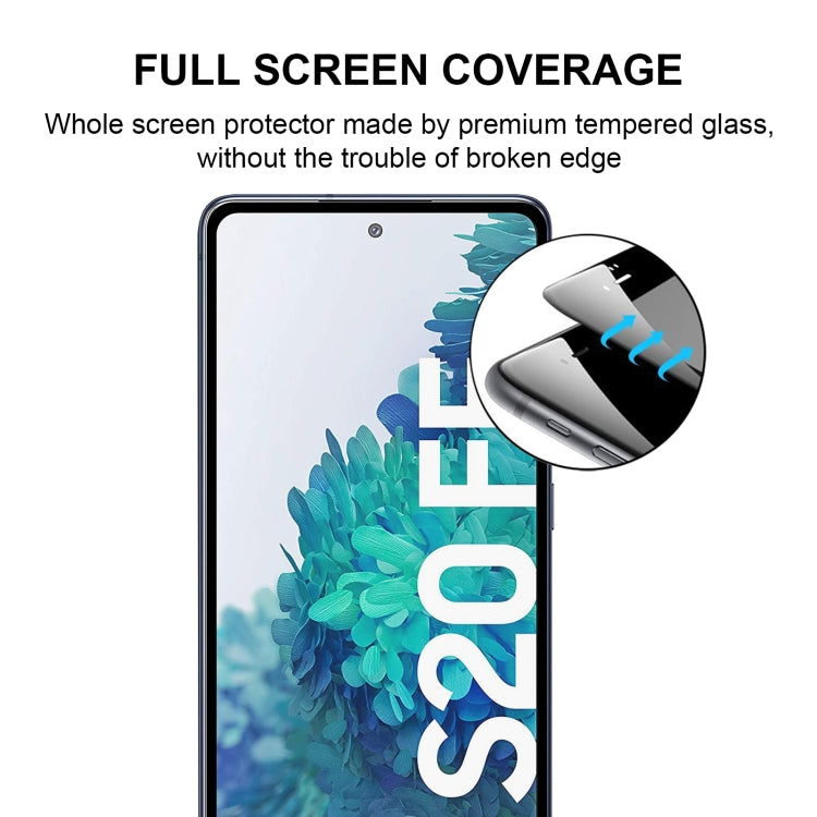 For Samsung Galaxy S20 FE / S20 FE 5G / S20 FE 2022 Full Glue Full Screen Tempered Glass Film by buy2fix