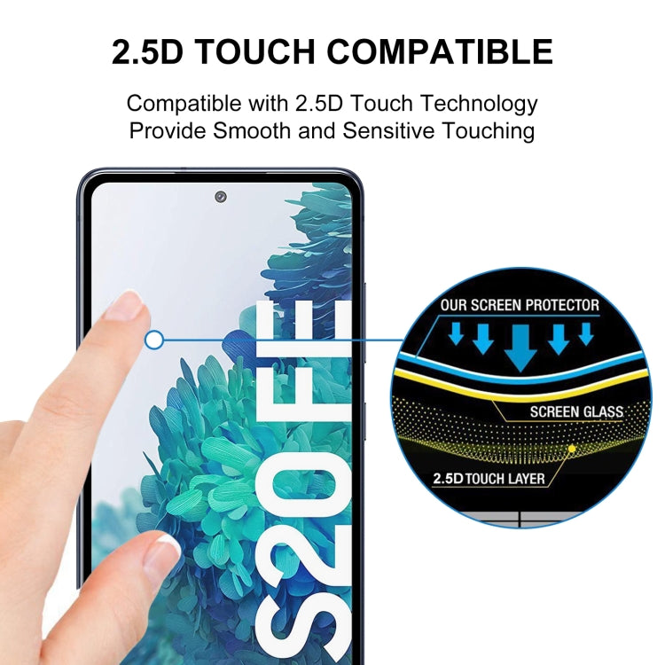 For Samsung Galaxy S20 FE / S20 FE 5G / S20 FE 2022 Full Glue Full Screen Tempered Glass Film by buy2fix