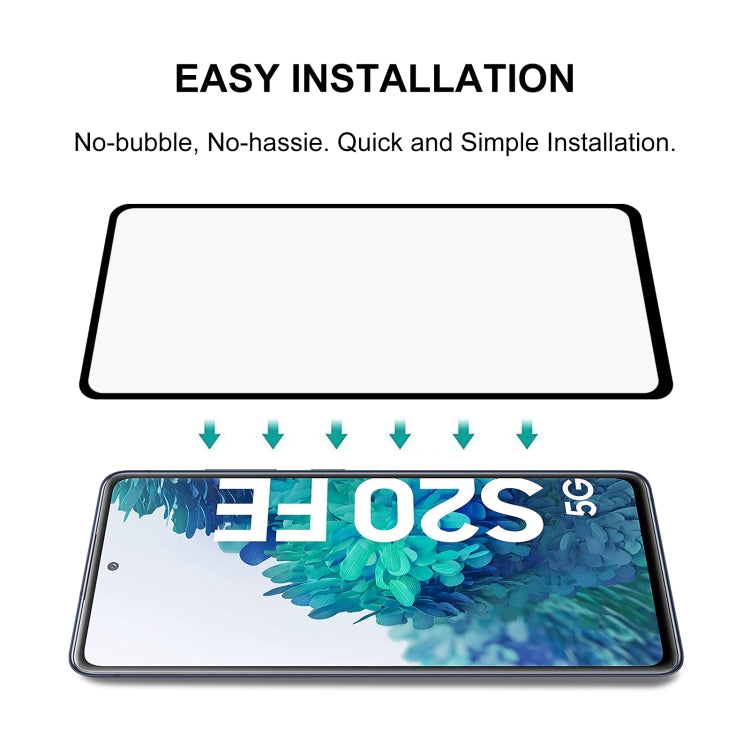 For Samsung Galaxy S20 FE / S20 FE 5G / S20 FE 2022 Full Glue Full Screen Tempered Glass Film by buy2fix
