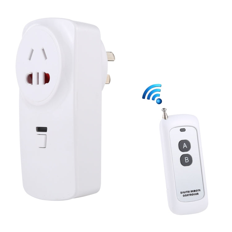 AK-DL220 220V Smart Wireless Remote Control Socket with Remote Control, Plug Type:AU Plug - Smart Socket by buy2fix | Online Shopping UK | buy2fix