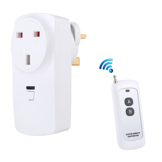 AK-DL220 220V Smart Wireless Remote Control Socket with Remote Control, Plug Type:UK Plug - Smart Socket by buy2fix | Online Shopping UK | buy2fix