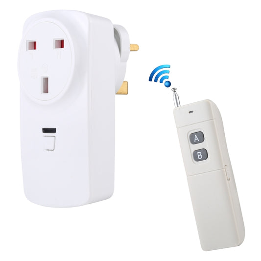 AK-DL220 220V Smart Wireless Remote Control Socket with Remote Control, Plug Type:UK Plug - Smart Socket by buy2fix | Online Shopping UK | buy2fix