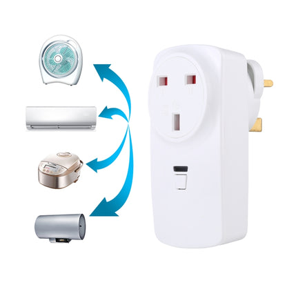 AK-DL220 220V Smart Wireless Remote Control Socket with Remote Control, Plug Type:UK Plug - Smart Socket by buy2fix | Online Shopping UK | buy2fix