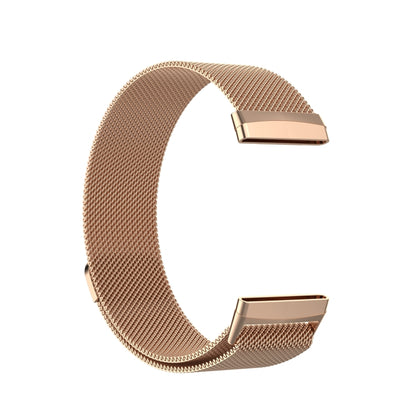For Fitbit Versa 3 / Fitbit Magnetic Milano Watch Band, Size:Small Code(Rose Gold) by buy2fix