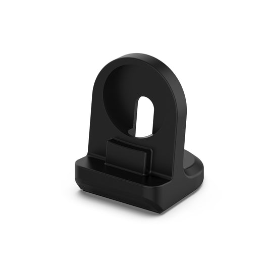 For Huawei Honor Watch GS Pro Watch Charging Stand Base Cradle Silicone Holder, without Cable(Black) - Charger by buy2fix | Online Shopping UK | buy2fix