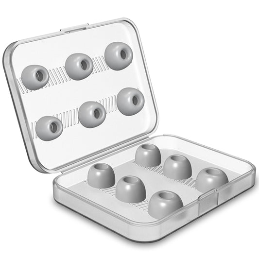 12 PCS Wireless Earphone Replaceable Memory Foam Ear Cap Earplugs for AirPods Pro, with Storage Box(Grey) - Anti-dust & Ear Caps by buy2fix | Online Shopping UK | buy2fix