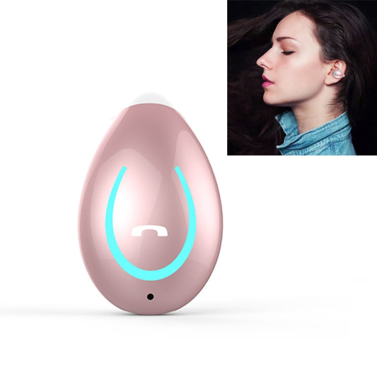 YX08 Ultra-light Ear-hook Wireless V5.0 Bluetooth Earphones Ear Clip Stereo Bluetooth Headset with Mic(Pink) - Bluetooth Earphone by buy2fix | Online Shopping UK | buy2fix
