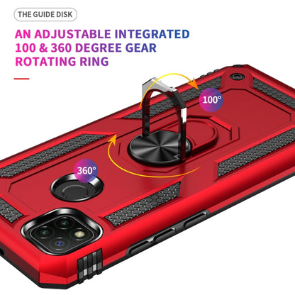 For Xiaomi Redmi 9C Shockproof TPU + PC Protective Case with 360 Degree Rotating Holder(Black) by buy2fix
